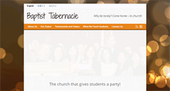 Desktop Screenshot of baptisttabernacle.com
