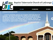 Tablet Screenshot of baptisttabernacle.ws